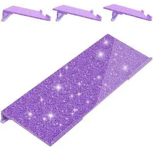 Computer Keyboard Stand for Desktop - 6-Level Height Adjustable Acrylic Keyboard Riser Non-Slip Ergonomic Key Board Tray Holder for Home School Office Desk Accessories, Sparkling Purple Computer Keyboard Stand for Desktop - 6-Level Height Adjustable Acrylic Keyboard Riser Non-Slip Ergonomic Key Board Tray Holder for Home School Office Desk Accessories, Sparkling Purple