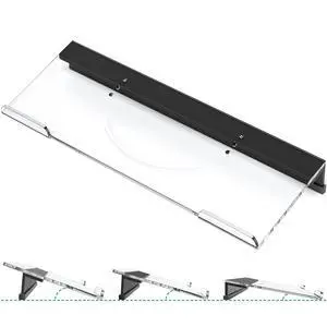Ergonomic Computer Keyboard Stand - Adjustable Keyboard Riser Tilt Clear and Black Acrylic Keyboard Tray Non-Slip Elevated Typing Key Board Holder Lift for Home Office Desk Accessories Ergonomic Computer Keyboard Stand - Adjustable Keyboard Riser Tilt Clear and Black Acrylic Keyboard Tray Non-Slip Elevated Typing Key Board Holder Lift for Home Office Desk Accessories