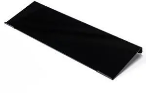 Black Acrylic Tilted Computer Keyboard Holder for Ergonomic Typing Black Acrylic Tilted Computer Keyboard Holder for Ergonomic Typing