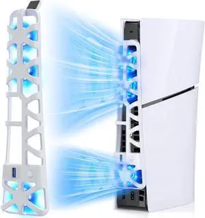 Cooling Fan wih LED Light for PS5 Slim Disc/Digital Console Cooling Fan wih LED Light for PS5 Slim Disc/Digital Console