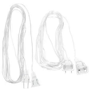 2 Pcs String Extension Lights Clear Cable Extension Cord Plug Extension Cord Invisible Extension Plug Light Accessory Extender Wire for Lamp Indoor Outdoor 2 Pcs String Extension Lights Clear Cable Extension Cord Plug Extension Cord Invisible Extension Plug Light Accessory Extender Wire for Lamp Indoor Outdoor