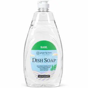 Botanicals Liquid Dish Soap, 24oz, Basil | 100% Vegan & Cruelty-Free | Concentrated Plant-Based Formula with Max Grease Cleaning Power Botanicals Liquid Dish Soap, 24oz, Basil | 100% Vegan & Cruelty-Free | Concentrated Plant-Based Formula with Max Grease Cleaning Power
