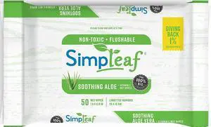 Flushable Wet Wipes | Eco- Friendly, Paraben & Alcohol Free | Hypoallergenic & Safe for Sensitive Skin | Soothing Aloe Vera & Vitamin E Formula | (50-Count) 1 Pack Flushable Wet Wipes | Eco- Friendly, Paraben & Alcohol Free | Hypoallergenic & Safe for Sensitive Skin | Soothing Aloe Vera & Vitamin E Formula | (50-Count) 1 Pack