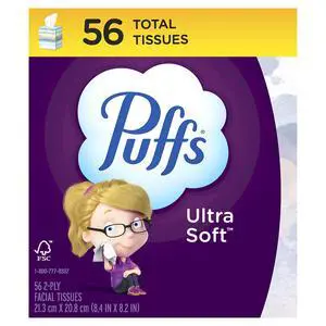 Ultra Soft Facial Tissues, 1 Cube, 56 Facial Tissues Per Box Ultra Soft Facial Tissues, 1 Cube, 56 Facial Tissues Per Box