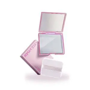 Oil Blotting Papers for Face, 100 Sheets Oil Absorbing Blotting Paper with Mirror & Puff, Linen Fiber Shine Control Sheets, Makeup Friendly Portable Oil Control for Oily Skin(Purple) Oil Blotting Papers for Face, 100 Sheets Oil Absorbing Blotting Paper with Mirror & Puff, Linen Fiber Shine Control Sheets, Makeup Friendly Portable Oil Control for Oily Skin(Purple)