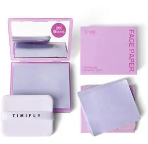 200 Sheets Face Oil Blotting Paper, Included Refills, Mirror and Puff, Oil Absorbing Sheets for Matte Makeup, Controls Shine, Absorb Excess Oil, Travel Size Gentle Face Makeup 200 Sheets Face Oil Blotting Paper, Included Refills, Mirror and Puff, Oil Absorbing Sheets for Matte Makeup, Controls Shine, Absorb Excess Oil, Travel Size Gentle Face Makeup