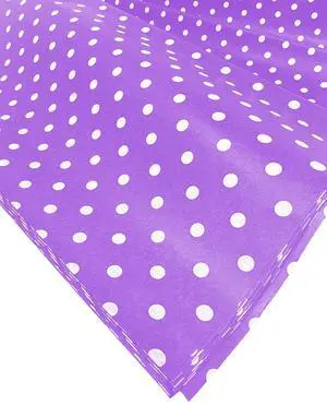 Light Purple Polka Dot Print Gift Wrap Tissue Paper Size: 15 Inch X 20 Inch | Count: 10 Sheets | Color: Light Pink Polka Dot Light Purple Polka Dot Print Gift Wrap Tissue Paper Size: 15 Inch X 20 Inch | Count: 10 Sheets | Color: Light Pink Polka Dot