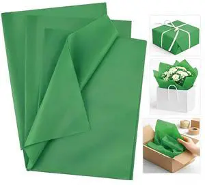 Kelly Green Tissue Paper for Gift Bags, 120 Sheets 14 x 20 Inches, 14gsm | Wrapping Tissue Paper & Box Filler Paper for Birthdays Party, Weddings, Baby Showers, Holidays, DIY Crafts, Flowers Kelly Green Tissue Paper for Gift Bags, 120 Sheets 14 x 20 Inches, 14gsm | Wrapping Tissue Paper & Box Filler Paper for Birthdays Party, Weddings, Baby Showers, Holidays, DIY Crafts, Flowers