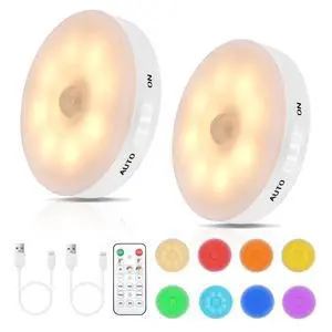 RGB LED Motion Sensor Night Light, Bright & Dimmable, Long-Lasting RGB LED Motion Sensor Night Light, Bright & Dimmable, Long-Lasting