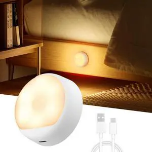 Night Light, Motion Sensor NightLights for Kids, USB-C Rechargeable Magnetic with Auto Dusk to Dawn&Warm White, Nursery Night Light, LED Closet Light for Bedroom, Hallway, Stairs, Under Bed Night Light, Motion Sensor NightLights for Kids, USB-C Rechargeable Magnetic with Auto Dusk to Dawn&Warm White, Nursery Night Light, LED Closet Light for Bedroom, Hallway, Stairs, Under Bed