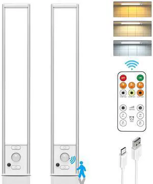 12" Under Cabinet Lights Wireless, Motion Sensor Light Indoor with Remote, LED Rechargeable Closet Light, 3 Color Temps, Dimmable, Magnetic, Under Counter Lights for Kitchen, Stairs, Pantry, Hallway 12" Under Cabinet Lights Wireless, Motion Sensor Light Indoor with Remote, LED Rechargeable Closet Light, 3 Color Temps, Dimmable, Magnetic, Under Counter Lights for Kitchen, Stairs, Pantry, Hallway