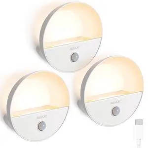 Rechargeable Battery Night Light, Motion Sensor Night Light, LED Warm White Magnetic Stick-on Motion Sensored Hallway Light, with Dusk to Dawn Sensor for Stairs, Wall, Closet, Cabinet (3 Pack) Rechargeable Battery Night Light, Motion Sensor Night Light, LED Warm White Magnetic Stick-on Motion Sensored Hallway Light, with Dusk to Dawn Sensor for Stairs, Wall, Closet, Cabinet (3 Pack)