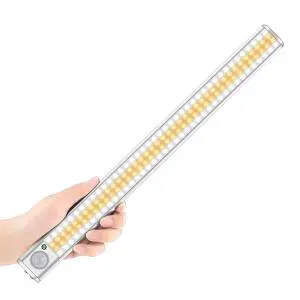 160 LED Closet Lights Motion Sensor Under Cabinet Lights Indoor Lighting 3000mAh Battery Powered Light Bar Dimmable Rechargeable Closet Light for Kitchen, Wardrobe, Stairs(1 Pack) 160 LED Closet Lights Motion Sensor Under Cabinet Lights Indoor Lighting 3000mAh Battery Powered Light Bar Dimmable Rechargeable Closet Light for Kitchen, Wardrobe, Stairs(1 Pack)