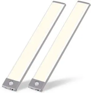 54-LED Under Cabinet Lights,USB Rechargeable Kitchen Night Light,Battery Operated Counter Closet Lighting,Wireless Motion Activated Light for Cabinets Cupboard Pantry(Warm Light 2Pack 54-LED Under Cabinet Lights,USB Rechargeable Kitchen Night Light,Battery Operated Counter Closet Lighting,Wireless Motion Activated Light for Cabinets Cupboard Pantry(Warm Light 2Pack