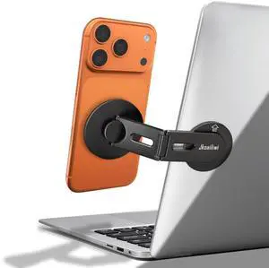 Magnetic Laptop Phone Holder Mount for Dual Screen, Invisible Foldable Design Continuity Camera Mount for Magsafe iPhone 12-17 Series, Aluminum Extended Side Mount Stand for MacBook, Tesla Magnetic Laptop Phone Holder Mount for Dual Screen, Invisible Foldable Design Continuity Camera Mount for Magsafe iPhone 12-17 Series, Aluminum Extended Side Mount Stand for MacBook, Tesla