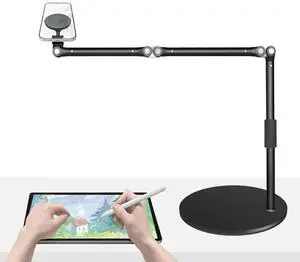 Magnetic Overhead Phone Mount for Desk, MagSafe-Compatible 17 in Long Arm iPhone Holder, 360° Swivel Stand for Video Recording, Filming, Live Streaming, Cooking, and DIY Crafts Magnetic Overhead Phone Mount for Desk, MagSafe-Compatible 17 in Long Arm iPhone Holder, 360° Swivel Stand for Video Recording, Filming, Live Streaming, Cooking, and DIY Crafts