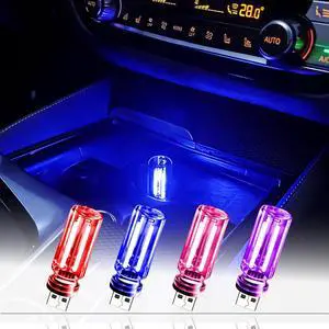 USB LED Night Light 4 Pack, RGB Glass Ambient Lights with Touch Control & Dimmable Brightness, Mini Plug in USB Lamp for Car, Laptop, Bedroom, Decorative Gift for Men(Red Blue Purple Pink) USB LED Night Light 4 Pack, RGB Glass Ambient Lights with Touch Control & Dimmable Brightness, Mini Plug in USB Lamp for Car, Laptop, Bedroom, Decorative Gift for Men(Red Blue Purple Pink)