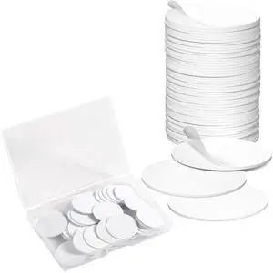 50 PCS NFC Tags, NTAG215 Blank Waterproof 25mm Round Coin NFT Chips with Adhesive, Programmable & Rewritable, Compatible with Amiibo, TagMo, iOS & Android Devices (White) 50 PCS NFC Tags, NTAG215 Blank Waterproof 25mm Round Coin NFT Chips with Adhesive, Programmable & Rewritable, Compatible with Amiibo, TagMo, iOS & Android Devices (White)