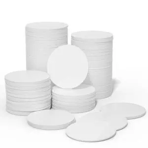 50 PCS NTAG215 NFC Coin Tags, 25mm Round Programmable Rewritable NFC Tokens with 504 Bytes Memory, PVC NFC Labels for Smart Home Automation, Digital Business Cards, WiFi Sharing and DIY Projects 50 PCS NTAG215 NFC Coin Tags, 25mm Round Programmable Rewritable NFC Tokens with 504 Bytes Memory, PVC NFC Labels for Smart Home Automation, Digital Business Cards, WiFi Sharing and DIY Projects