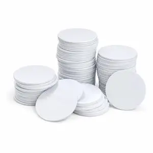 50PCS Coin Cards NFC Tags, Blank NTAG215 NFC Cards Rewitable NFC Chip 25mm/1inch Round 215 Cards Compatible with TagMo and Amiibo and NFC Enabled Mobile Phones and Devices 50PCS Coin Cards NFC Tags, Blank NTAG215 NFC Cards Rewitable NFC Chip 25mm/1inch Round 215 Cards Compatible with TagMo and Amiibo and NFC Enabled Mobile Phones and Devices