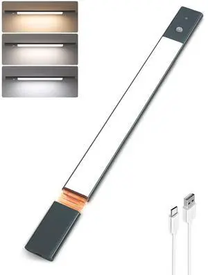 Under Cabinet Lighting, 2200mAh Rechargeable Battery, 76 LEDs Dimmable Closet Lights, 3 Color Temps, Motion Sensor Light Indoor for Kitchen, Closet Under Cabinet Lighting, 2200mAh Rechargeable Battery, 76 LEDs Dimmable Closet Lights, 3 Color Temps, Motion Sensor Light Indoor for Kitchen, Closet