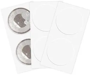20 Pcs NFC Tags Sticker NTAG215 Chip Anti-Metal NFC Stickers Adhesive Labels Transparent RFID Tags Rewritable 504 Bytes Memory Suitable for All NFC-Enabled Devices and Smartphones 20 Pcs NFC Tags Sticker NTAG215 Chip Anti-Metal NFC Stickers Adhesive Labels Transparent RFID Tags Rewritable 504 Bytes Memory Suitable for All NFC-Enabled Devices and Smartphones