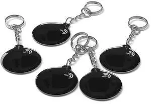 5pcs NFC Keyfobs Tags Black NTAG213 NFC Keychain Rewritable NFC Cards 137 Bytes Memory Compatible with All NFC-Enabled Smartphones & Device 5pcs NFC Keyfobs Tags Black NTAG213 NFC Keychain Rewritable NFC Cards 137 Bytes Memory Compatible with All NFC-Enabled Smartphones & Device