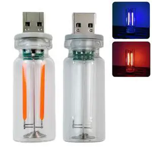 2-Pack Red Blue Dimmable USB Light, Touch Control Led Night Lights, Small Interior Car Lights, Glass Plug in USB Light Bulbs, LED Ambient Lighting, Cute Mood Lamp for Bedroom Camping 2-Pack Red Blue Dimmable USB Light, Touch Control Led Night Lights, Small Interior Car Lights, Glass Plug in USB Light Bulbs, LED Ambient Lighting, Cute Mood Lamp for Bedroom Camping