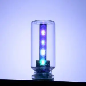 USB Car Interior LED Ambient Light Touch Control LED Mood Lights, Dimmable 7 Colors, Portable Mini USB Light for Car, Bedroom, Camping & Party (Clear LED) USB Car Interior LED Ambient Light Touch Control LED Mood Lights, Dimmable 7 Colors, Portable Mini USB Light for Car, Bedroom, Camping & Party (Clear LED)