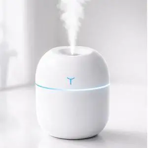 Portable Mini Humidifier 220ml, USB Personal Cool Mist Humidifier with 2 Mist Mode, Auto Shut-Off & Quiet Operation for Bedroom, Office, Desk & Car (White) Portable Mini Humidifier 220ml, USB Personal Cool Mist Humidifier with 2 Mist Mode, Auto Shut-Off & Quiet Operation for Bedroom, Office, Desk & Car (White)