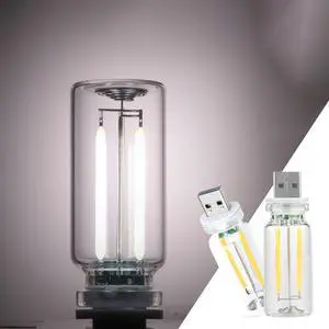 2 Pack Car LED Lights Interior, USB Light for Car Decor & Bedroom, Touch Dimmable Ambient Lighting, Mini Glass Bottle Night Light for Camping Gifts-White 2 Pack Car LED Lights Interior, USB Light for Car Decor & Bedroom, Touch Dimmable Ambient Lighting, Mini Glass Bottle Night Light for Camping Gifts-White