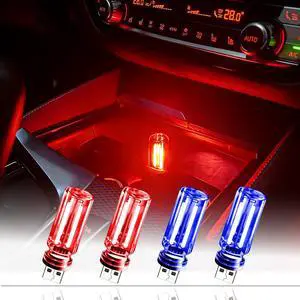 USB LED Ambient Light 4 Pack, RGB Clear Glass Mini USB Lamp Touch Control USB LED Ambient Light 4 Pack, RGB Clear Glass Mini USB Lamp Touch Control