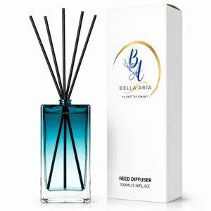 Reed Diffuser for Home Fragrance Summer Sea Breeze Scent 100ml with Reed Sticks, Long Lasting Flameless Diffuser for Bathroom, Bedroom & Living Room Decor, Giftable Glass Bottle Reed Diffuser for Home Fragrance Summer Sea Breeze Scent 100ml with Reed Sticks, Long Lasting Flameless Diffuser for Bathroom, Bedroom & Living Room Decor, Giftable Glass Bottle