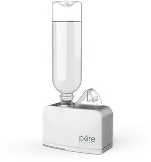 MistAire Travel - Ultrasonic Cool Mist Water Bottle Humidifier with Auto Shut-Off, Mood Light, Fold-Out Leg, and Storage Bag for Portable Use at Home, Office, Hotel, and More MistAire Travel - Ultrasonic Cool Mist Water Bottle Humidifier with Auto Shut-Off, Mood Light, Fold-Out Leg, and Storage Bag for Portable Use at Home, Office, Hotel, and More