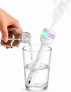Portable Humidifier for Bedroom, Mini Humidifier fits any water bottle, USB-C Cool Mist Humidifier with 7 Color LED Night Light, Whisper quiet, 1200mAh Rechargeable for Car Office Travel Portable Humidifier for Bedroom, Mini Humidifier fits any water bottle, USB-C Cool Mist Humidifier with 7 Color LED Night Light, Whisper quiet, 1200mAh Rechargeable for Car Office Travel