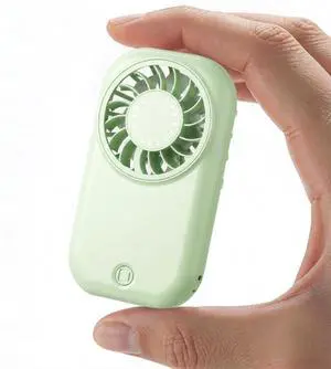 Mini Fan, Portable Fans Pocket Size 5 Speeds 1100 RPM High Velocity Personal Fan with Lanyard for Makeup, Travel, Outdoor Fan Green Mini Fan, Portable Fans Pocket Size 5 Speeds 1100 RPM High Velocity Personal Fan with Lanyard for Makeup, Travel, Outdoor Fan Green