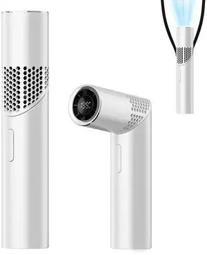 Portable Handheld Turbo Fan,3 IN 1 Rechargeable Mini Fans,Up to 12 Working Hours,1-199 Speed,Digital Display,for Outdoor,Travel,Beach,Office (white) Portable Handheld Turbo Fan,3 IN 1 Rechargeable Mini Fans,Up to 12 Working Hours,1-199 Speed,Digital Display,for Outdoor,Travel,Beach,Office (white)