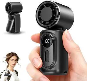 Portable Clip-On Mini Fan Handheld Turbo Fan 180° Rotating 3000mAh 5-speed Portable Clip-On Mini Fan Handheld Turbo Fan 180° Rotating 3000mAh 5-speed