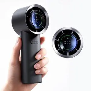 Turbo Handheld Fan 100-Speed Digital Display Turbo Handheld Fan 100-Speed Digital Display