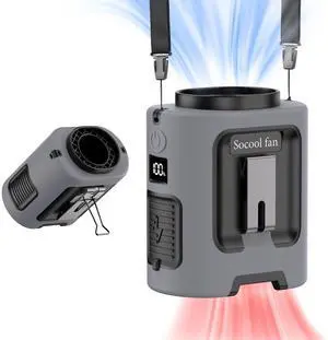 Portable Waist Fan Clip on Wearable Belt, Mini Personal Fans Rechargeable, 4 Speeds 13000RPM, 25H Cooling Shirt Fan Battery Operated, Neck Fan Hanging for Outdoor Camping Travel Jobsite Portable Waist Fan Clip on Wearable Belt, Mini Personal Fans Rechargeable, 4 Speeds 13000RPM, 25H Cooling Shirt Fan Battery Operated, Neck Fan Hanging for Outdoor Camping Travel Jobsite