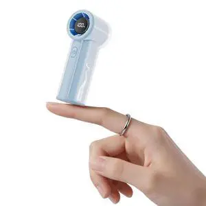 Portable Handheld Mini Fan, High Speed Personal Turbo Fan Rechargeable, 100 Speeds Adjustable Small Hand Fans, Trendy Stuff Purse Accessories for Outdoor Travel Concert Gifts for Women(Blue) Portable Handheld Mini Fan, High Speed Personal Turbo Fan Rechargeable, 100 Speeds Adjustable Small Hand Fans, Trendy Stuff Purse Accessories for Outdoor Travel Concert Gifts for Women(Blue)