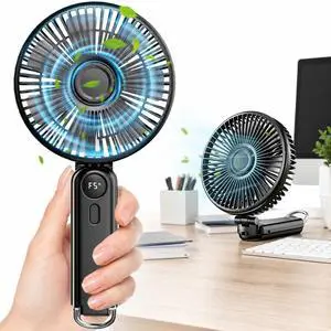 Handheld Portable Fan, 10000mAh Rechargeable Travel Personal Fan Handheld Portable Fan, 10000mAh Rechargeable Travel Personal Fan