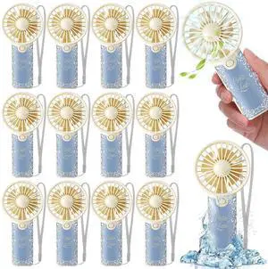 12 Pcs Mexican Mini Handheld Fans Bulk Gifts De Barro Cooling Handle Fans Cielito Lindo Party Decorations for Guest Wedding Baby Shower Birthday Supplies, Battery Not Included(Blue) 12 Pcs Mexican Mini Handheld Fans Bulk Gifts De Barro Cooling Handle Fans Cielito Lindo Party Decorations for Guest Wedding Baby Shower Birthday Supplies, Battery Not Included(Blue)