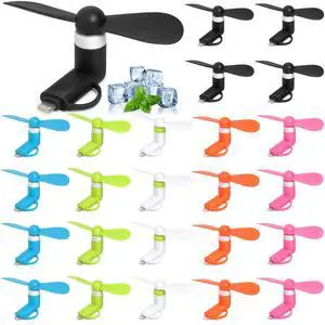 24 Pack Phone Fan Bulk, 2-in-1 Portable Mini Cell Phone Fan Compatible for iPhone, iPad, Android Smartphone, Tablet - Colorful and Powerful Cell Phone Summer Accessories 24 Pack Phone Fan Bulk, 2-in-1 Portable Mini Cell Phone Fan Compatible for iPhone, iPad, Android Smartphone, Tablet - Colorful and Powerful Cell Phone Summer Accessories
