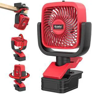 4" Clip Fan Compatible with Milwaukee 18V Battery (Tool Only) 3-Speed Cordless Clip-On Fan with 360° Rotation Low Noise Portable Desk Fan for Camping Jobsite Tent Fishing Outdoor 4" Clip Fan Compatible with Milwaukee 18V Battery (Tool Only) 3-Speed Cordless Clip-On Fan with 360° Rotation Low Noise Portable Desk Fan for Camping Jobsite Tent Fishing Outdoor