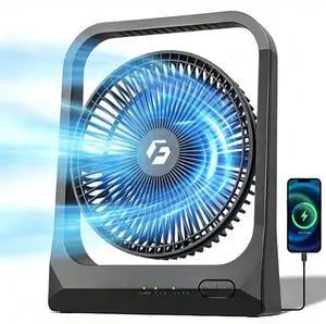 20800mAh Rechargeable Fan, 8-Inch Battery Powered Fan - Up to 80H Runtime, Portable Fan with 4 Speeds/Timers/70° Rotation /Quiet, Desk Fan for Bedroom, Office, Travel, Cruise, Gifts for Men Women 20800mAh Rechargeable Fan, 8-Inch Battery Powered Fan - Up to 80H Runtime, Portable Fan with 4 Speeds/Timers/70° Rotation /Quiet, Desk Fan for Bedroom, Office, Travel, Cruise, Gifts for Men Women