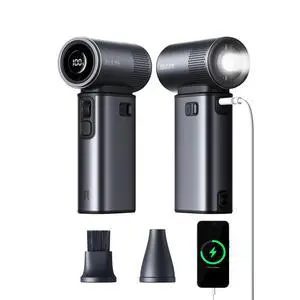 Portable Handheld Fan Ultra2 9000mAh, Max 25 Hrs, 5 IN 1, 100 Speed Turbo Fan, Rechargeable 18W Power Bank with Flashlight, Metal Shell Multi-Function Travel Essentials Gifts for Men-Grey Portable Handheld Fan Ultra2 9000mAh, Max 25 Hrs, 5 IN 1, 100 Speed Turbo Fan, Rechargeable 18W Power Bank with Flashlight, Metal Shell Multi-Function Travel Essentials Gifts for Men-Grey