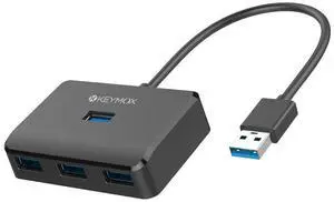 4-Port USB 3.0 Hub, Compact Size Data USB Hub for MacBook, Mac Pro, Mac mini, iMac, Surface Pro, XPS, PC, Flash Drive, Mobile HDD (Charging Not Supported), Black 4-Port USB 3.0 Hub, Compact Size Data USB Hub for MacBook, Mac Pro, Mac mini, iMac, Surface Pro, XPS, PC, Flash Drive, Mobile HDD (Charging Not Supported), Black