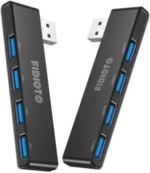 USB Hub 2Pack, Fidioto 4 Port Network-Hub(1 * 3.0 Hub, 3 * 2.0 Hub), USB Expander Hub for Laptop, iMac Pro, MacBook Air, Mac mini/Pro, Surface Pro, Notebook PC, USB Flash Drives and Mobile HDD Etc. USB Hub 2Pack, Fidioto 4 Port Network-Hub(1 * 3.0 Hub, 3 * 2.0 Hub), USB Expander Hub for Laptop, iMac Pro, MacBook Air, Mac mini/Pro, Surface Pro, Notebook PC, USB Flash Drives and Mobile HDD Etc.