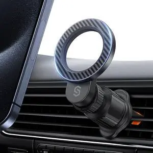 for MagSafe Car HolderRing Ventilation 360° RotatableN55 Magnetic Phone Mount for Air Vent, Car Cell Phone Holder Mount Compatible iPhone 17/16 Pro Max 15 14 13 12, Carbon Fiber Style for MagSafe Car HolderRing Ventilation 360° RotatableN55 Magnetic Phone Mount for Air Vent, Car Cell Phone Holder Mount Compatible iPhone 17/16 Pro Max 15 14 13 12, Carbon Fiber Style